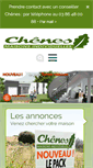 Mobile Screenshot of maisons-chenes.com